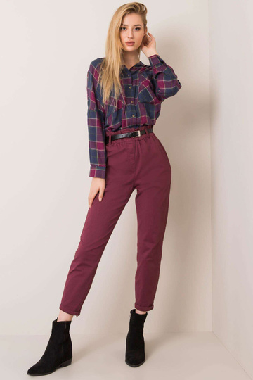 Cassie kastanipunased püksid