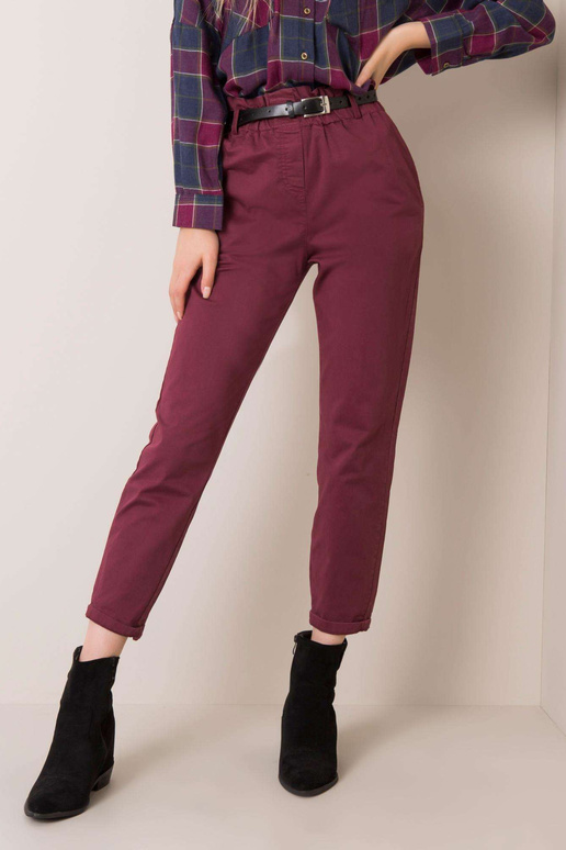 Cassie kastanipunased püksid