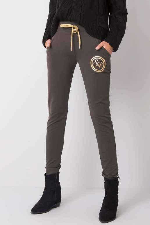 Tumedad khakivärvi dressipüksid Stiilsed Tumedad khakivärvi dressipüksid Stiilsed