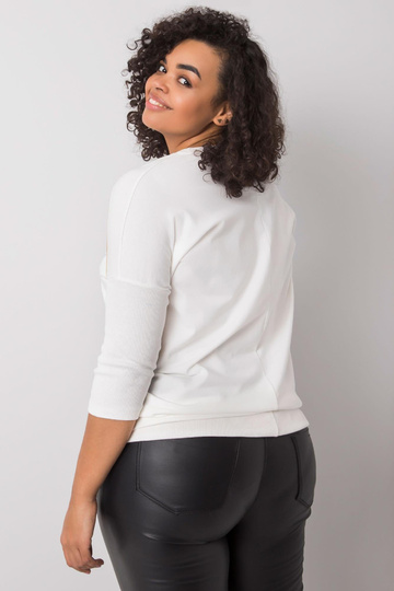 Ecru pluus kirjaga Marilia 2