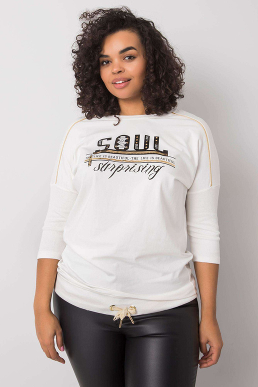 Ecru pluus kirjaga Marilia