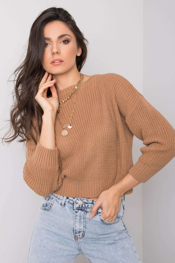 Pruun klassikaline kampsun...