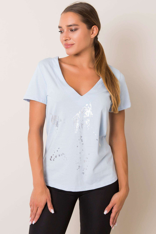 Helesinine T-särk Marble FOR FITNESS Helesinine T-särk Marble FOR FITNESS