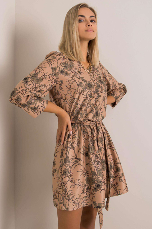 Beež ja roheline kleit Alissia Beež ja roheline kleit Alissia