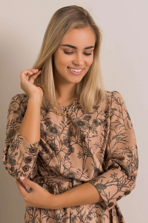 Beež ja roheline kleit Alissia Beež ja roheline kleit Alissia