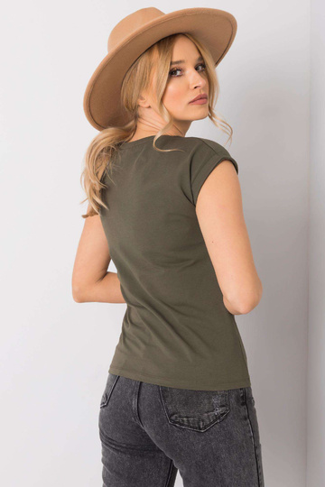 Khaki värvi T-särk Elisabetta 2