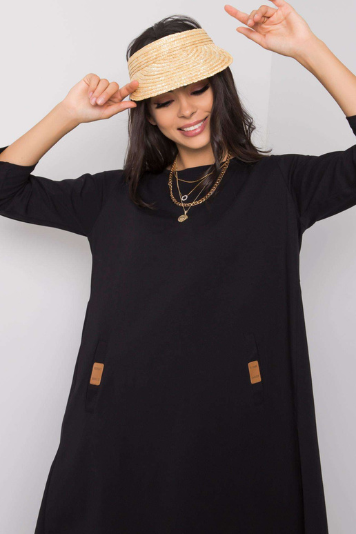 Naiste must Dalenne puuvillane kleit