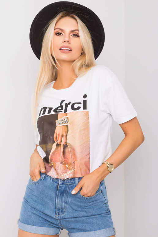 Kylie valge T-särk Kylie valge T-särk