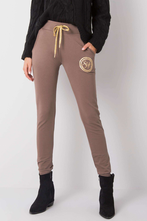 Helepruunid dressipüksid Stiilsed