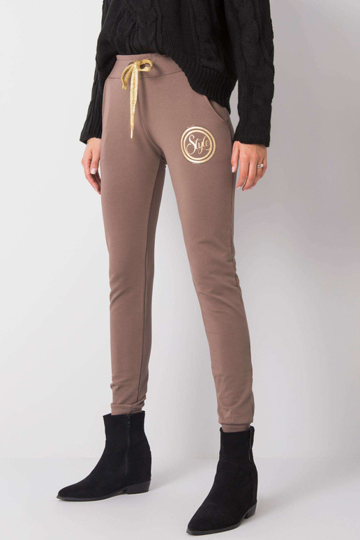 Helepruunid dressipüksid Stiilsed