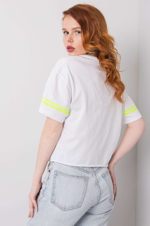 Valge puuvillane T-särk Shelby Valge puuvillane T-särk Shelby