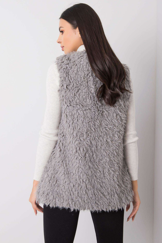 Tumehall Sybille karusnahast vest