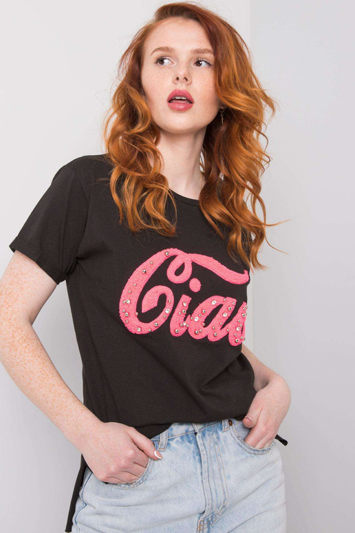 Must T-särk Eriniga Must T-särk Eriniga