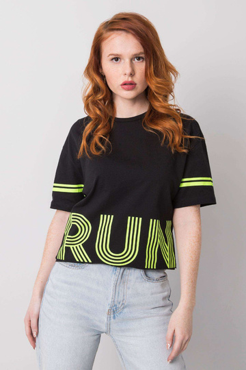 Must Marlene puuvillane T-särk