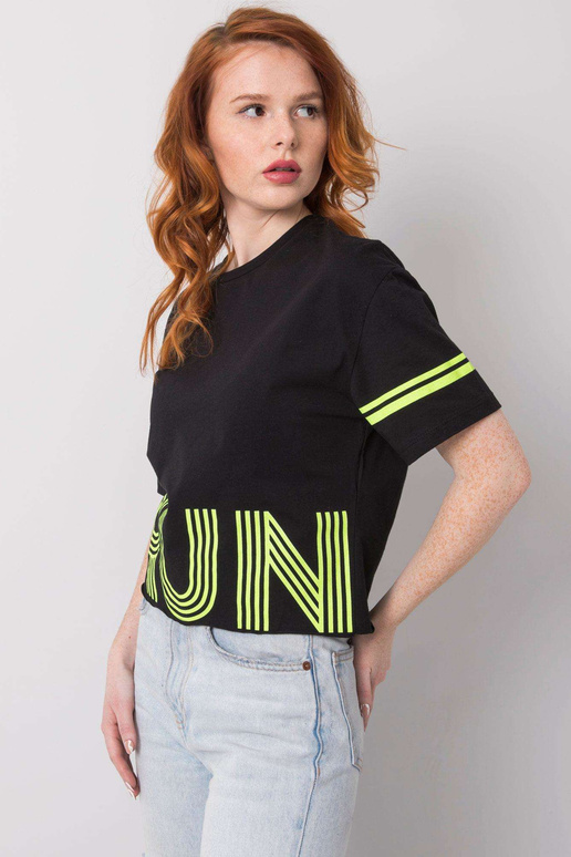 Must Marlene puuvillane T-särk