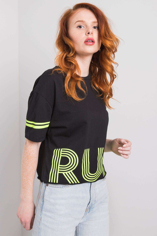 Must Marlene puuvillane T-särk