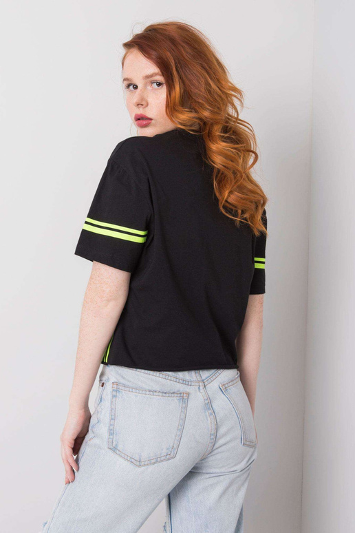 Must Marlene puuvillane T-särk