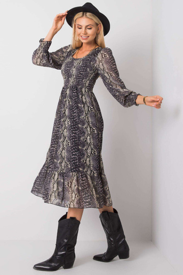 Hallikas-beež kleit Wonder...