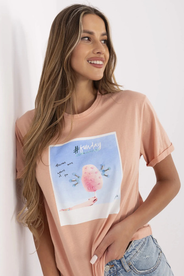 Kadi Cotton Salmon T-särk 2