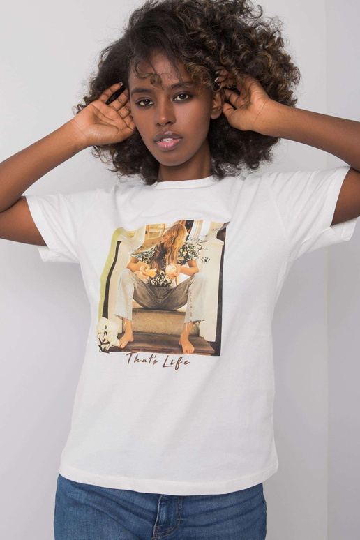 Valge naiste T-särk Antonia Valge naiste T-särk Antonia