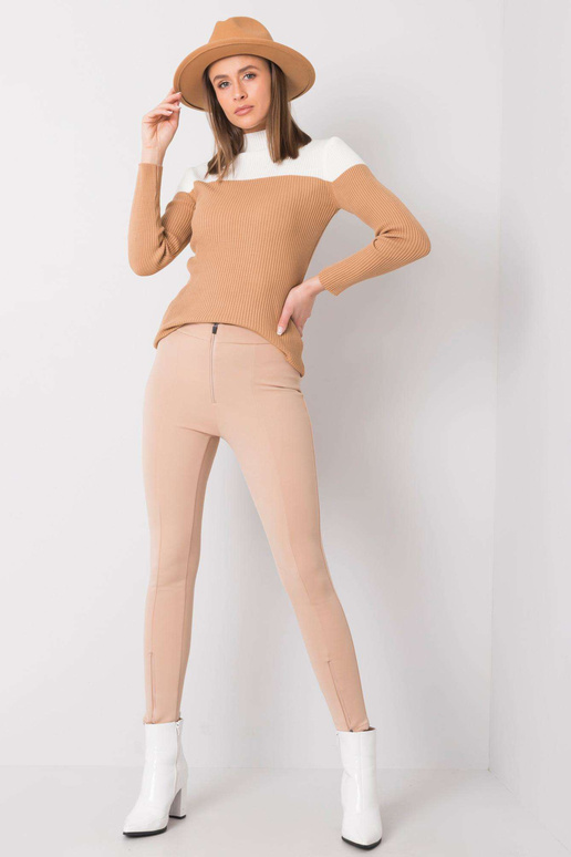 Beežid püksid Georgia RUE PARIS