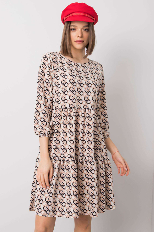 Ecru kleit volangiga Libby RUE PARIS