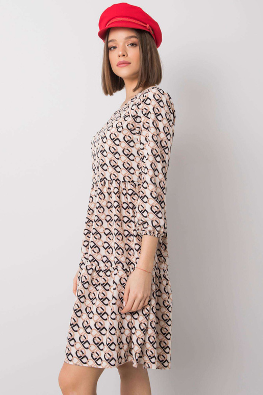 Ecru kleit volangiga Libby RUE PARIS