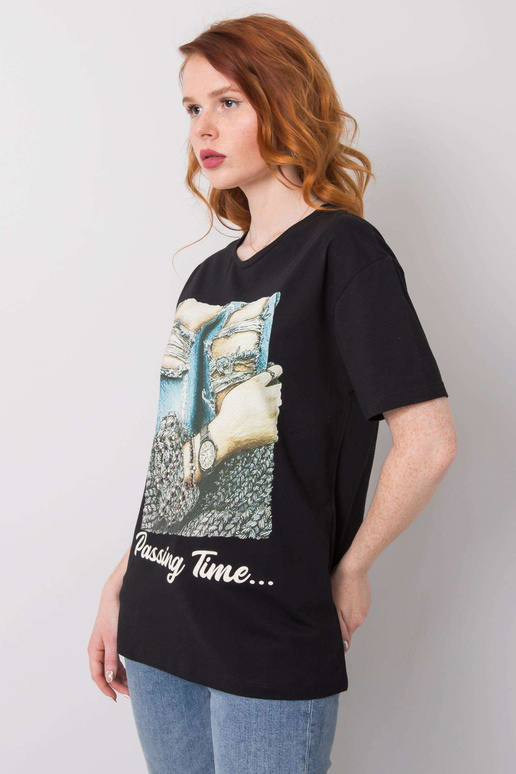 Must naiste T-särk aplikatsiooniga... Must naiste T-särk aplikatsiooniga...