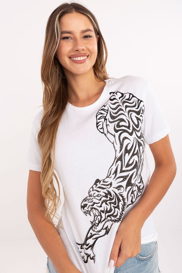 Valge Mabeli trükiga T-särk 2