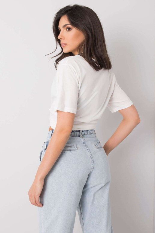 Ekrüpuuvillane t-särk Elianna RUE PARIS Ekrüpuuvillane t-särk Elianna RUE PARIS