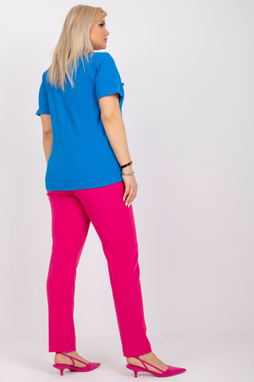 Tumesinise triibuga pluus...