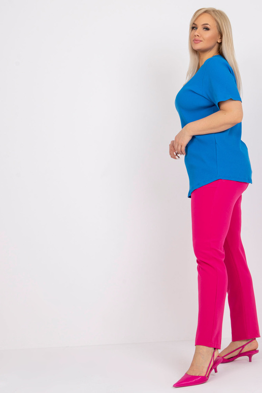 Tumesinise triibuga pluus pluss...