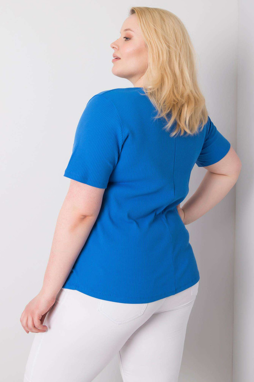 Tumesinise triibuga pluus pluss...