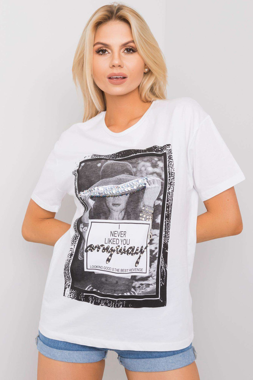 Valge Alessia T-särk Valge Alessia T-särk