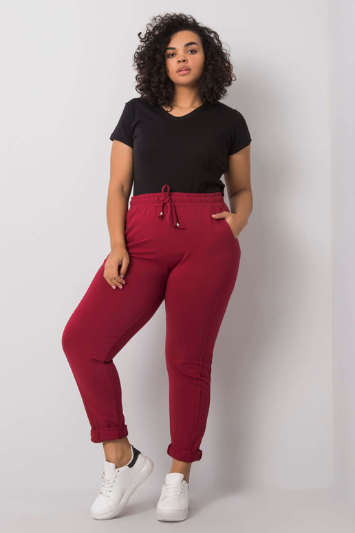 Burgundia pluss suuruses dressipüksid...