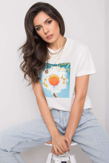 Valge Trissa trükiga T-särk 2