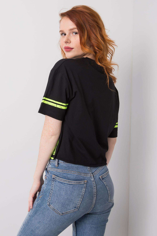 Must puuvillane Shelby T-särk Must puuvillane Shelby T-särk