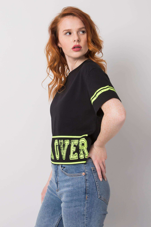 Must puuvillane Shelby T-särk Must puuvillane Shelby T-särk