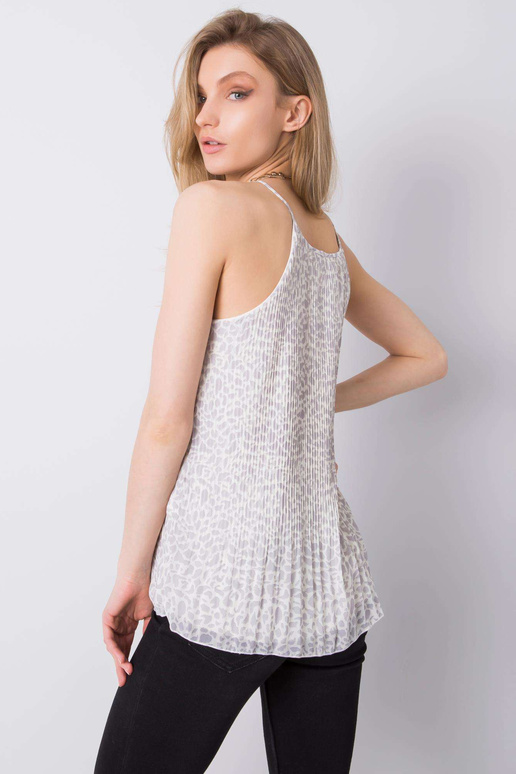 Monreale SUBLEVEL hall plisseeritud topp Monreale SUBLEVEL hall plisseeritud topp