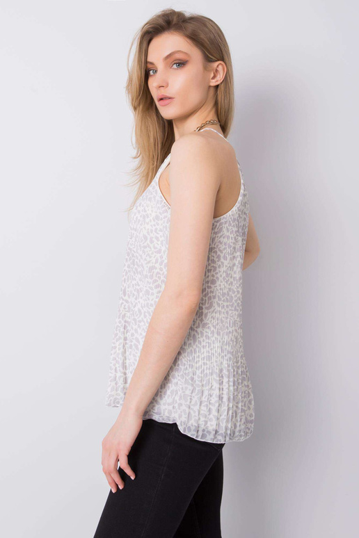 Monreale SUBLEVEL hall plisseeritud topp Monreale SUBLEVEL hall plisseeritud topp