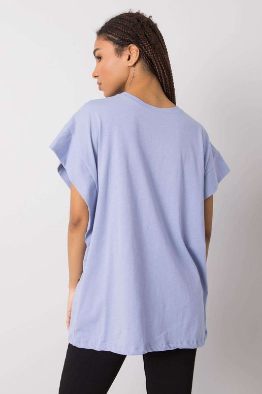 Sinine T-särk kaelakeega Arianna RUE... Sinine T-särk kaelakeega Arianna RUE...