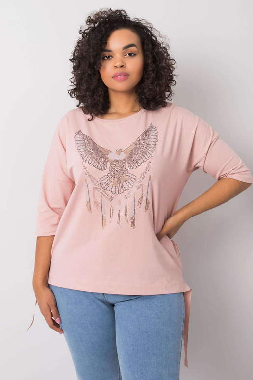 Määrdunud roosa pluus Cassia...