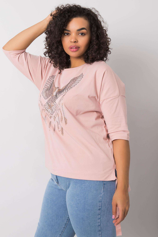 Määrdunud roosa pluus Cassia...