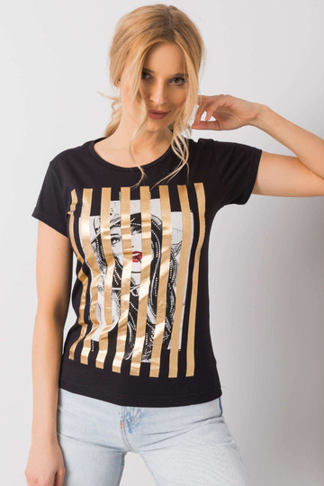 Must Valentina T-särk