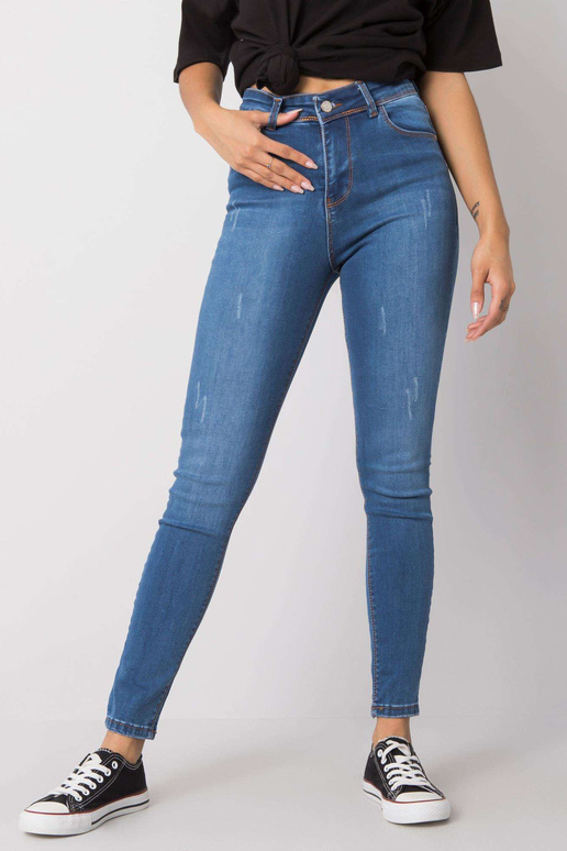 Sinised kitsad teksapüksid Gianna RUE...