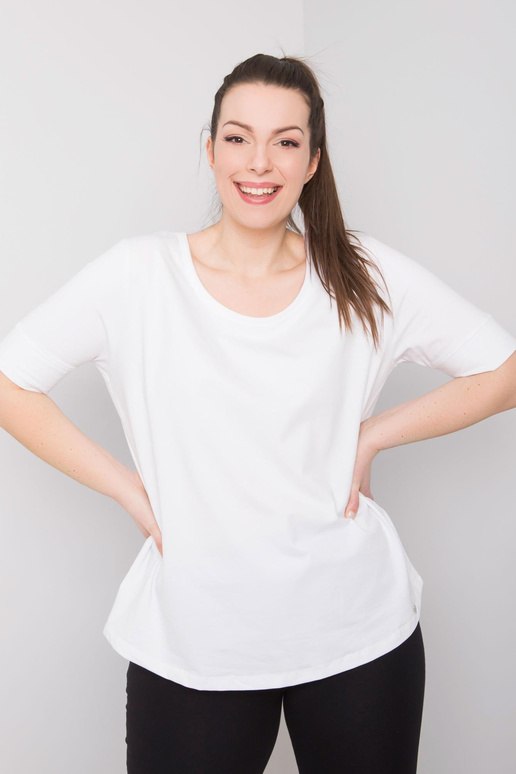 Valge põhisuuruses T-särk Missy Valge põhisuuruses T-särk Missy