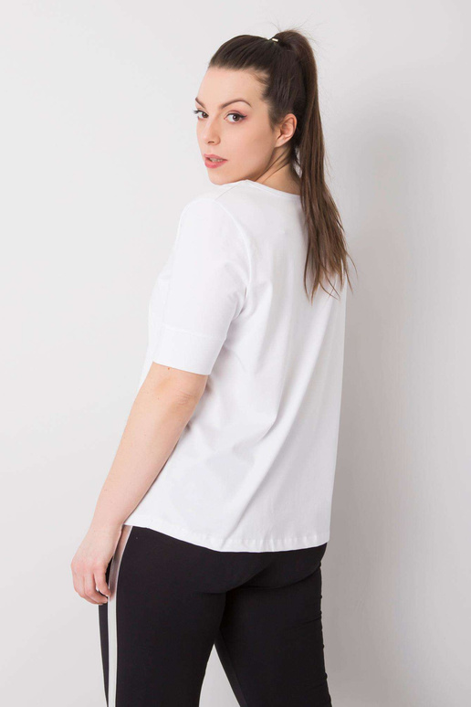 Valge põhisuuruses T-särk Missy Valge põhisuuruses T-särk Missy