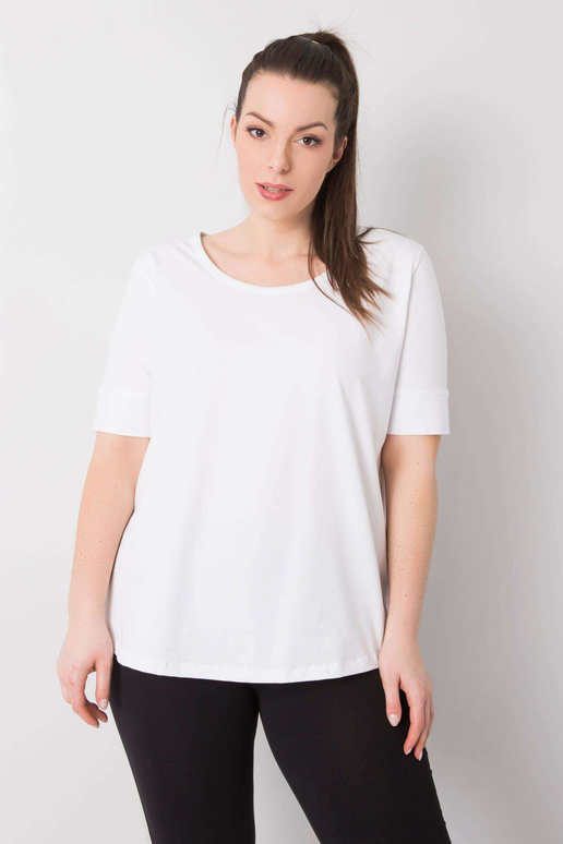 Valge põhisuuruses T-särk Missy Valge põhisuuruses T-särk Missy