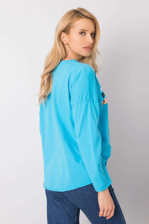 Sinine Miriana pikkade varrukatega pluus