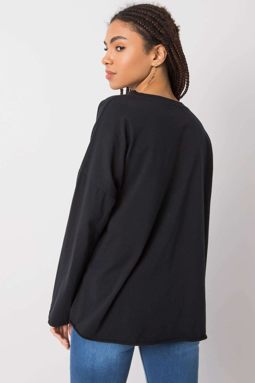 Miriana must pikkade varrukatega pluus Miriana must pikkade varrukatega pluus